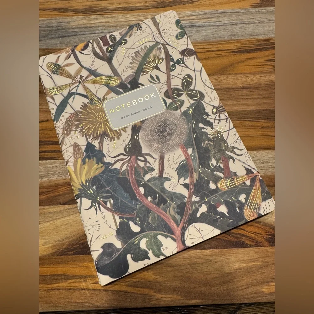 3 for $15 Bruno Visconti Soft Touch Summer Greens Floral Journal A5 NEW